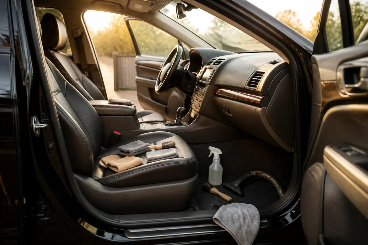 Remettre à neuf un intérieur de voiture sans détruire les matières